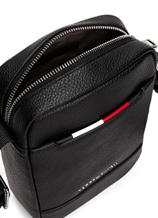 Tommy Hilfiger Siyah Erkek Omuz Çantası TH CENTRAL MINI REPORTER