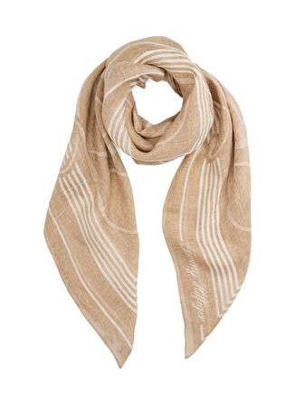 Tommy Hilfiger Kahve Kadın Atkı AW0AW17491GNS