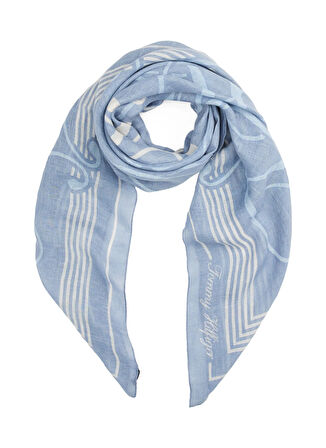 Tommy Hilfiger Mavi Kadın Atkı AW0AW17491C2B