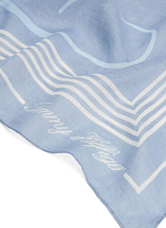 Tommy Hilfiger Mavi Kadın Atkı AW0AW17491C2B