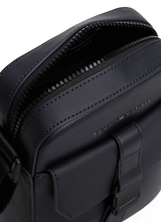 Tommy Hilfiger Lacivert Erkek Postacı Çantası TH FOUNDATION MINI REPORTER