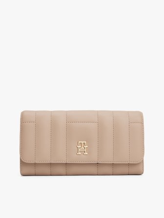 TH FEMININE LRG FLAP Kadın Bej Cüzdan - AW0AW17475