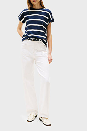 Tommy Hilfiger Bayan T Shirt WW0WW45628 0BB
