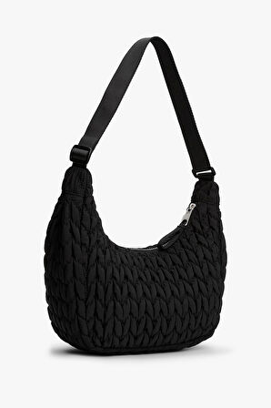 Kadın TJW Urban X-Body Quilted Omuz Çantası- Siyah | undefined