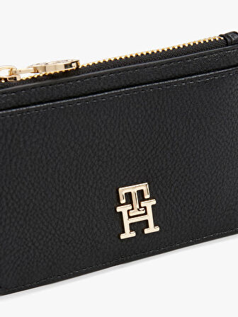 Tommy Hilfiger TH DISTINCT LONG CC HOLDER Kadın Siyah Kartlık AW0AW17481BDS