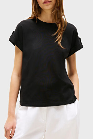 Tommy Hilfiger Bayan T Shirt WW0WW45628 BDS