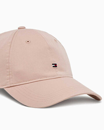 Tommy Hilfiger Essential Bayrak Logolu Kadın Yumuşak Şapka | STD