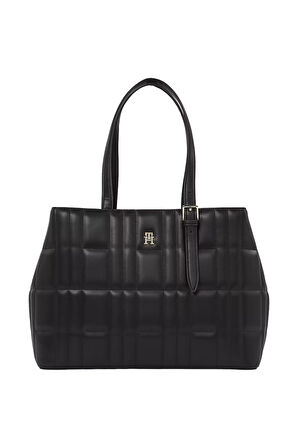 Kadın TH Feminine Tote Çanta - Siyah | undefined