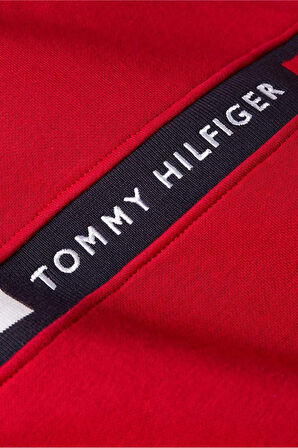 Erkek Th Chest Logo Drawstring Sweatshirt - Kırmızı | XL