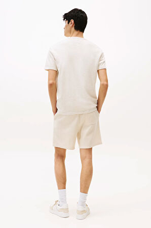 Erkek TJM Badge Regular T-Shirt - Bej | S