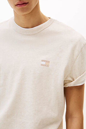 Erkek TJM Badge Regular T-Shirt - Bej | L