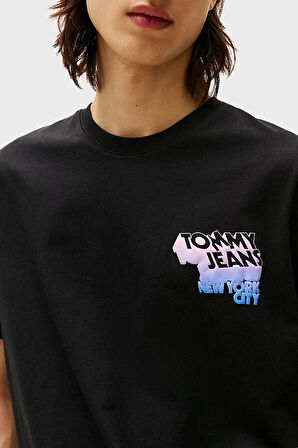 Tommy Jeans Erkek T Shirt DM0DM21589 BDS