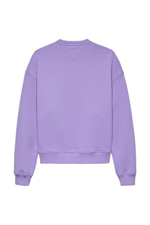 Tommy Jeans Kadın Sweatshirt-DW0DW19408Ophelia Purple