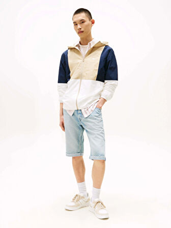 Tommy Jeans TJM CHICAGO WINDBREAKER EXT Erkek Beyaz BOŞ DM0DM213930K4