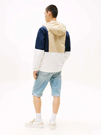 Tommy Jeans TJM CHICAGO WINDBREAKER EXT Erkek Beyaz BOŞ DM0DM213930K4