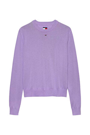Kadın TJW Essential Crew Sweater Kazak - Mor  | XS