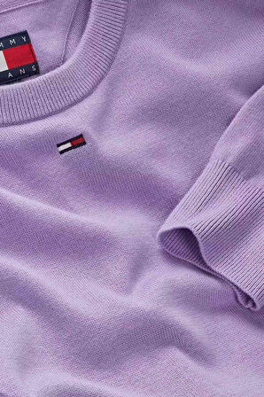 Kadın TJW Essential Crew Sweater Kazak - Mor  | XS