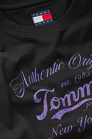 Kadın New York City Logo T-Shirt - Siyah | XS