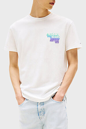 Tommy Jeans Erkek T Shirt DM0DM21589 YBL