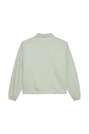 Kadın Tjw Regular Fit Zip Cotton Fermuarlı Ceket - Açık Yeşil | XS