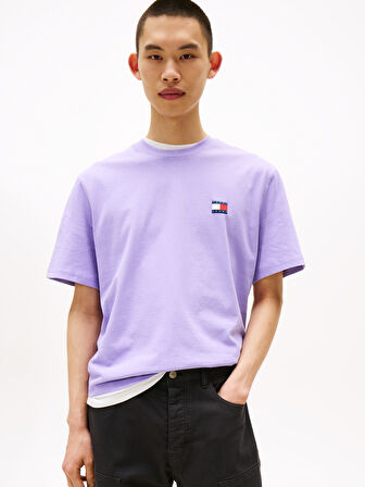 TJM 90S POP COL NW CLSC T EXT Erkek Mor T-Shirt - DM0DM21785