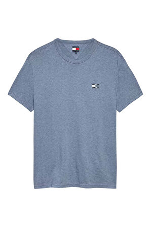 Erkek TJM Regular Badge EXT T-Shirt - Mavi | L