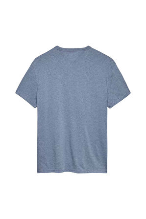 Erkek TJM Regular Badge EXT T-Shirt - Mavi | L