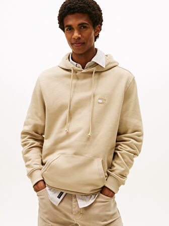 TJM REG BADGE HOODIE EXT Erkek Yeşil Sweatshirt - DM0DM20258