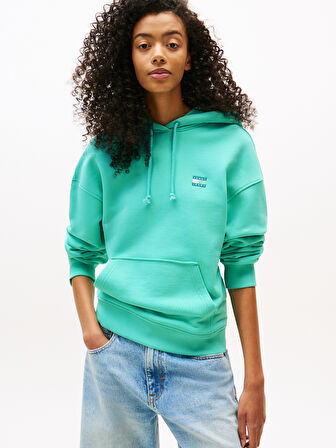 TOMMY HILFIGER Kadın  Yeşil Sweatshirt DW0DW19414 L61