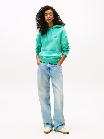TOMMY HILFIGER Kadın  Yeşil Sweatshirt DW0DW19414 L61