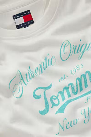 Kadın New York City Logo T-Shirt - Ekru | M