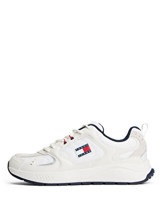 Tommy Hilfiger Ekru Erkek Sneaker TJM RUNNER MIX MATERIAL