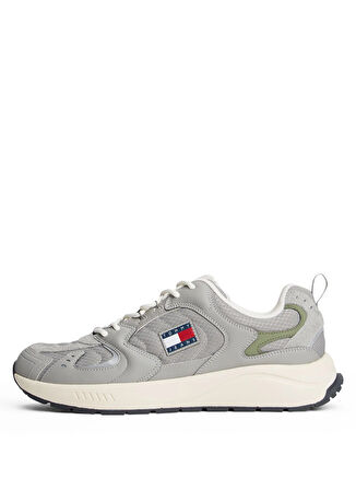 Tommy Hilfiger Gri Erkek Sneaker TJM RUNNER MIX MATERIAL