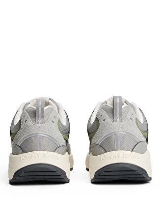 Tommy Hilfiger Gri Erkek Sneaker TJM RUNNER MIX MATERIAL