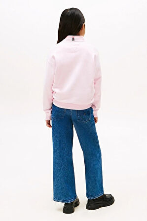 Kız Çocuk Mini Corp Bisiklet Yaka Sweatshirt - Pembe | 16 Yaş