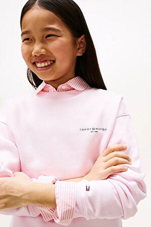 Kız Çocuk Mini Corp Bisiklet Yaka Sweatshirt - Pembe | 16 Yaş