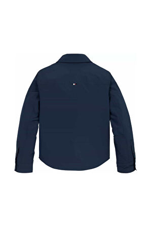 Unisex Çocuk Hafif Dolgulu Gömlek Ceket - Lacivert | 10 Yaş