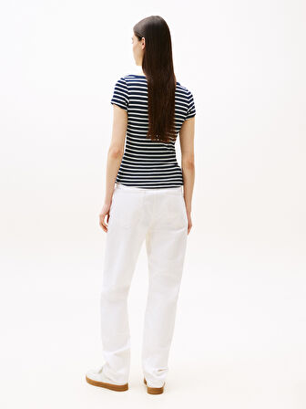 TOMMY HILFIGER Kadın  Lacivert T-Shirt DW0DW20902 0A6