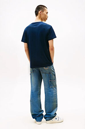 Erkek Tommy Dna Bayrak T-Shirt - Lacivert | M