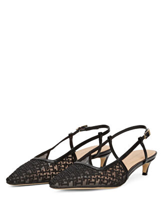 Siyah Kadın Topuklu Ayakkabı FW0FW08746