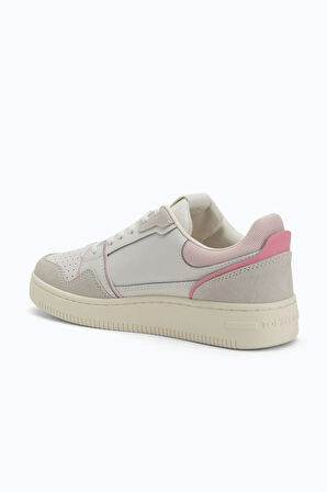 Tommy Jeans Kadın Retro Basketbol Beyaz Sneaker EN0EN0281802S