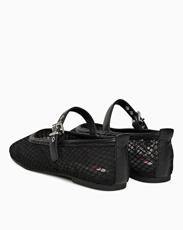 Tommy Hilfiger Baisley Örgü Tasarımlı MaryJane Kadın Balerin Ayakkabı | 39