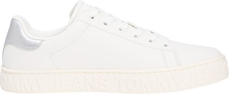 TOMMY HILFIGER Kadın  Beyaz-Gümüş Sneaker EN0EN02703 0K7