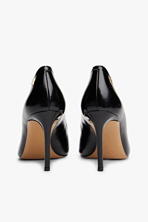 Kadın Sivri Burun İnce Topuklu Stiletto - Siyah | 39