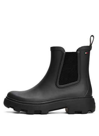 Tommy Hilfiger  Siyah Kadın Yağmur Çizmesi FW0FW08637