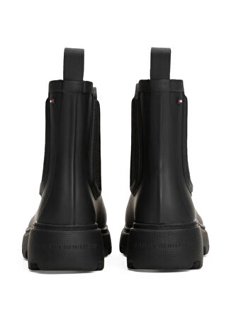 Tommy Hilfiger  Siyah Kadın Yağmur Çizmesi FW0FW08637