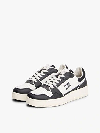Tommy Jeans TJM RETRO BASKET Erkek Siyah Sneaker EM0EM01610BDS