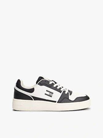 Tommy Jeans TJM RETRO BASKET Erkek Siyah Sneaker EM0EM01610BDS