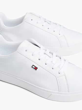 TOMMY HILFIGER Kadın Marka Logolu Günlük Kullanıma Uygun Beyaz Sneaker FW0FW09074 YBS