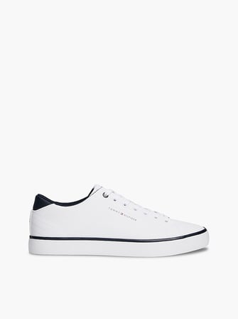 TOMMY HILFIGER Erkek Marka Logolu Günlük Kullanıma Uygun Beyaz Sneaker FM0FM05739 YBS